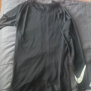 Nike Pro Black Long Sleeve Shirt